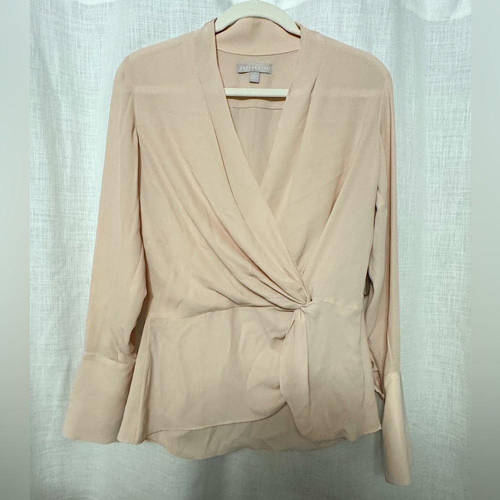Nordstrom Chelsea28 Surplice Twist Front Blouse